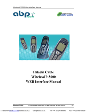 Hitachi WIRELESSIP5000 Interface Manual