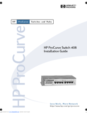 HP ProCurve 408 Installation Manual
