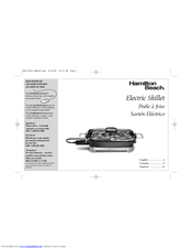 Hamilton Beach Electric Skillet Instructions Manual