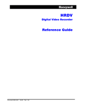 Honeywell HDVR Reference Manual