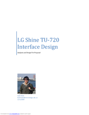 LG TU720 -  Shine Cell Phone 70 MB Interface Manual