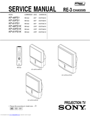 Sony KP-53PS1K Service Manual