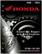 Honda 2003 VT750CD Shadow Electrical Repair And Modification