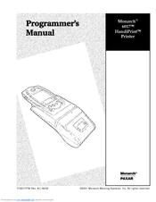 Monarch HANDIPRINT 6017 Programmer's Manual