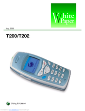 Sony Ericsson T200 White Paper