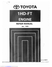 Toyota 1HD-FT Repair Manual