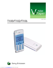 Sony Ericsson T106 White Paper