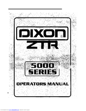 Dixon ZTR 5421 Operator's Manual