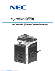 NEC MyOffice C350 User Manual