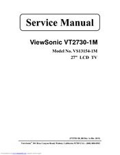 Viewsonic VT2730-1M Service Manual