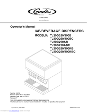 Cornelius TJ250B Operator's Manual