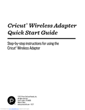 Provo Craft Cricut Quick Start Manual
