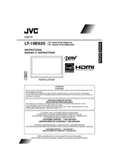 JVC LT-19E620 Instructions Manual