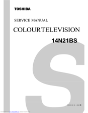 Toshiba 14N21FS Service Manual