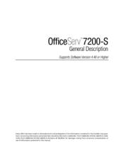 Samsung OfficeServ 7200-S General Description Manual