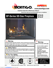 Montigo BF36-SS Installation, Operation & Maintenance Manual