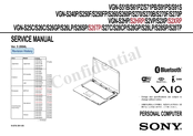 Sony VAIO VGN-SHRP Service Manual