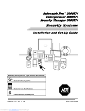 ADT Enterpreneur 3000EN Installation And Setup Manual