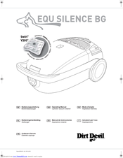 Dirt Devil EQU Silence BG Operating Manual