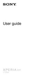 Sony XPERIA Ion LT28at User Manual