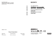 Sony SRW-9000PL Operation Manual