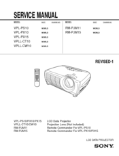 Sony VPLL-CW10 Service Manual