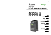 Mitsubishi Electric FR-F720P-0.75K to 110K Instruction Manual