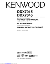 Kenwood DDX7065 Instruction Manual
