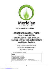 Meridian 5.24 Installation & Operating Instructions Manual