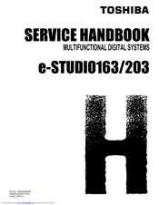 Toshiba e-STUDIO 203 Service Handbook