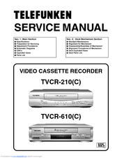 Telefunken TVCR-610C Service Manual