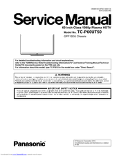 Panasonic Viera TC-P60UT50 Service Manual