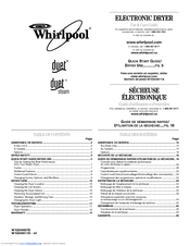 Whirlpool Duet Steam Use & Care Manual