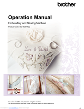 Brother 882-W20/W22 Operation Manual