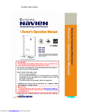 Navien CH-180 Operation Manual