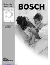 Bosch Classixx 1000 Instruction Manual