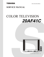 Toshiba 20AF41C Service Manual