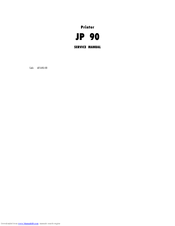 Olivetti JP 90 Service Manual