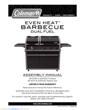 Coleman Even Heat Barbecue Assembly Manual