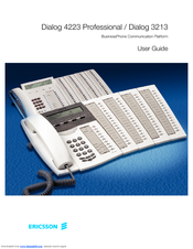 Ericsson Dialog 4223 Professional User Manual