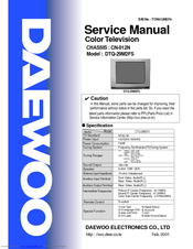 Daewoo DTH-29G1FSN Service Manual