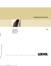 Loewe Planus 4672 ZP Operating Instructions Manual