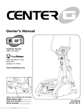 Keys Fitness CG1 Owner's Manual