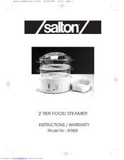 Salton SFS800 Instruction Manual