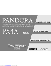 Korg Pandora PX4A Owner's Manual