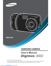 Samsung A402 - Digimax 4MP Digital Camera User Manual