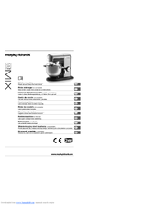 Morphy Richards Kitchen machine with attachments Instructions Manual