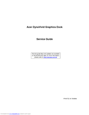Acer DynaVivid Graphics Dock Service Manual