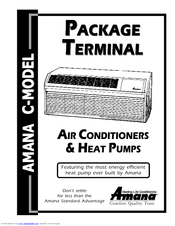 Amana PTH074A**AC Series Manual Manual