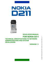 Nokia D211 Developer's Manual